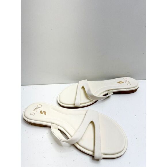Sarto by Franco Sarto Sandals Womens Size 6.5 Leather Gwyneth Slip On Shoes - Picture 4 of 11